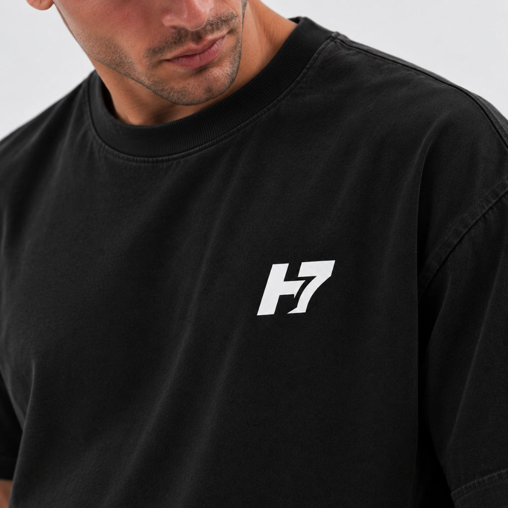 H7 T-shirt 6 Black STEEL