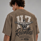 H7 T-shirt Light Brown Acid Wash FORGE