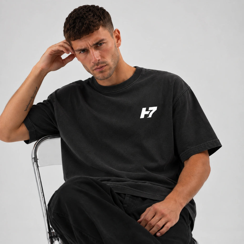 H7 T-shirt 6 Black STEEL