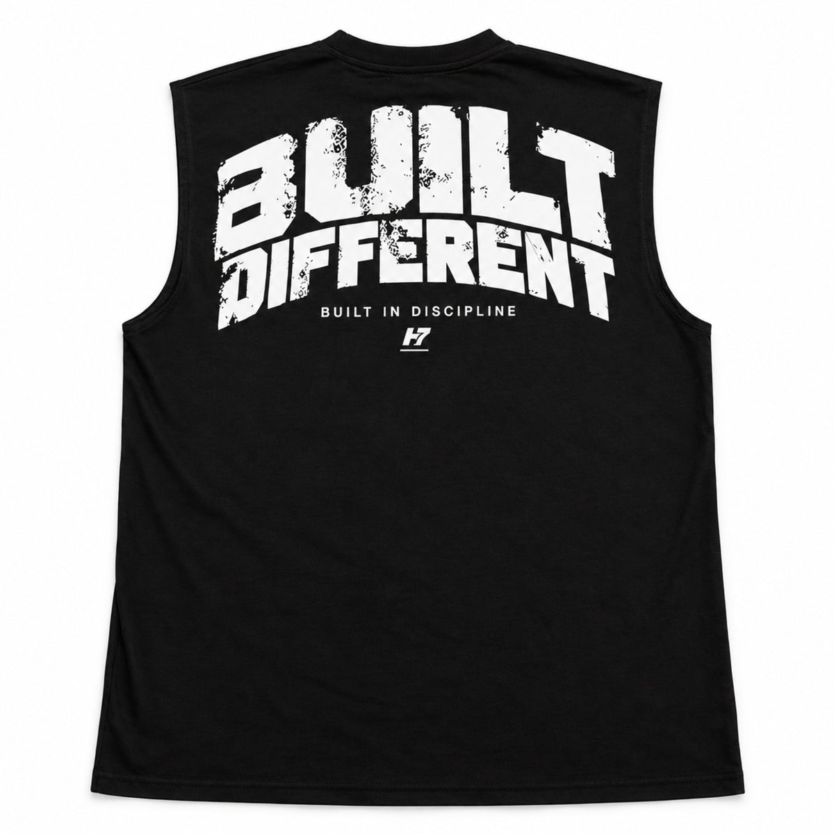 H7 Built Different Muscle Tee