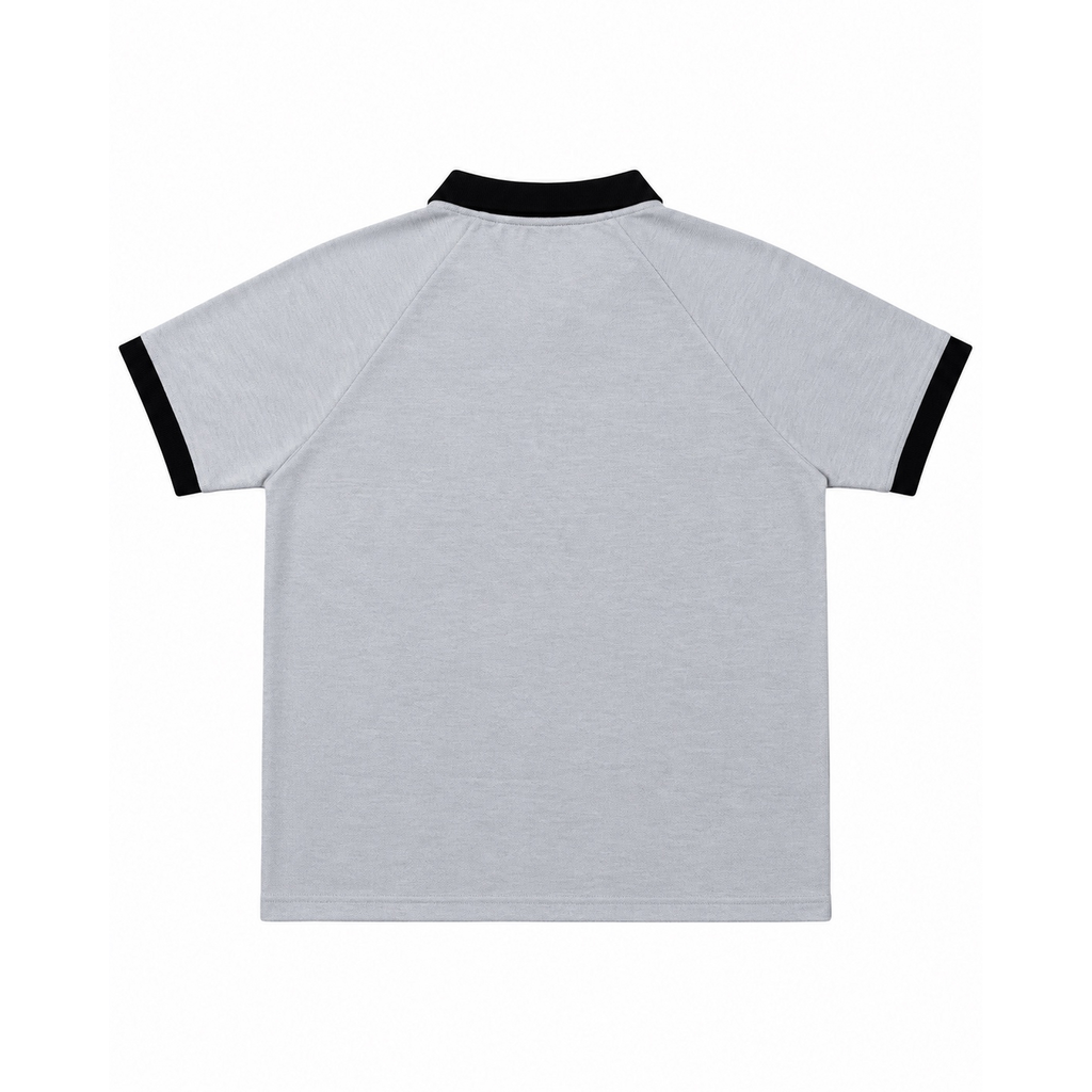 H7 Oversized Polo – Light Gray