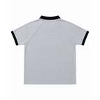 H7 Oversized Polo – Light Gray