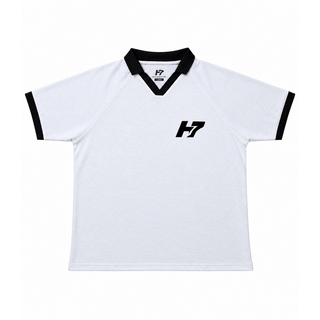 H7 Oversized Polo – Light Gray