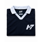 H7 Oversized Polo – Navy Blue