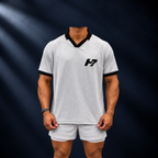 H7 Oversized Polo – Light Gray