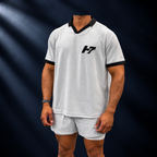 H7 Oversized Polo – Light Gray